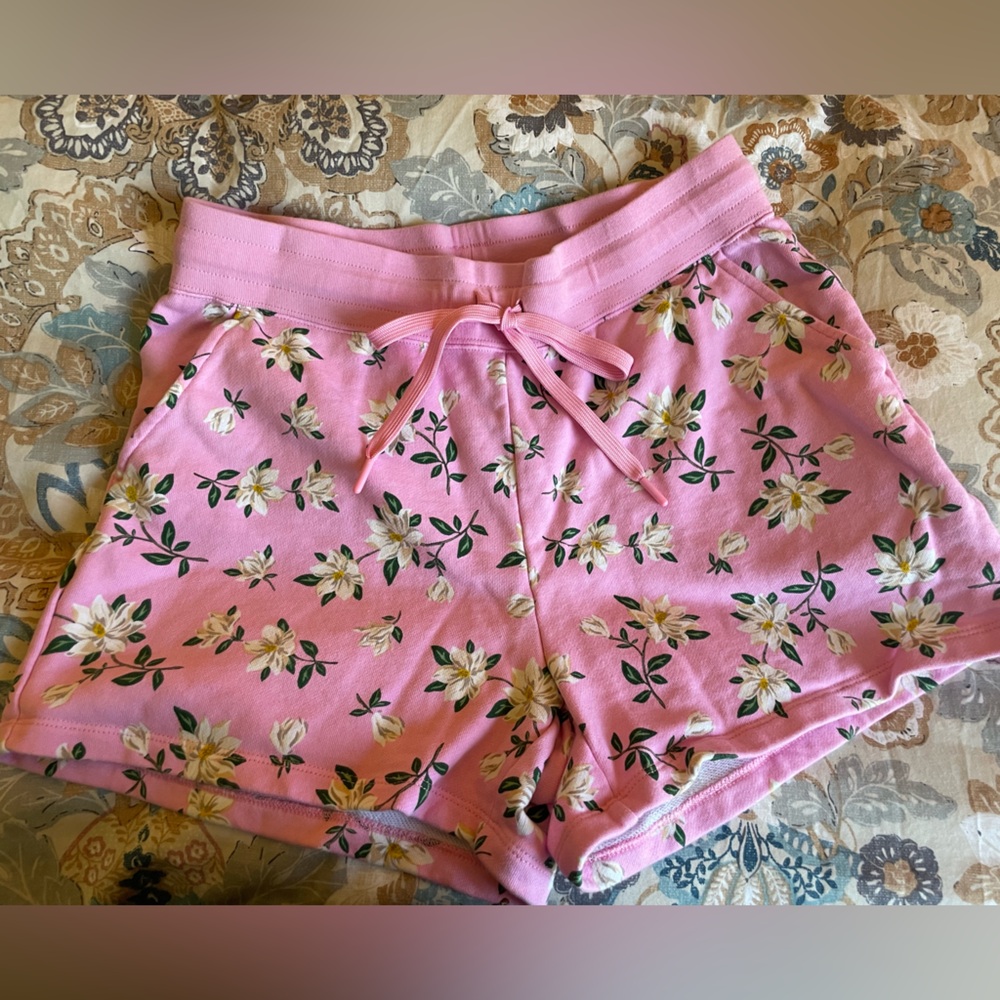 Draper James Pink Magnolia Lounge Shorts